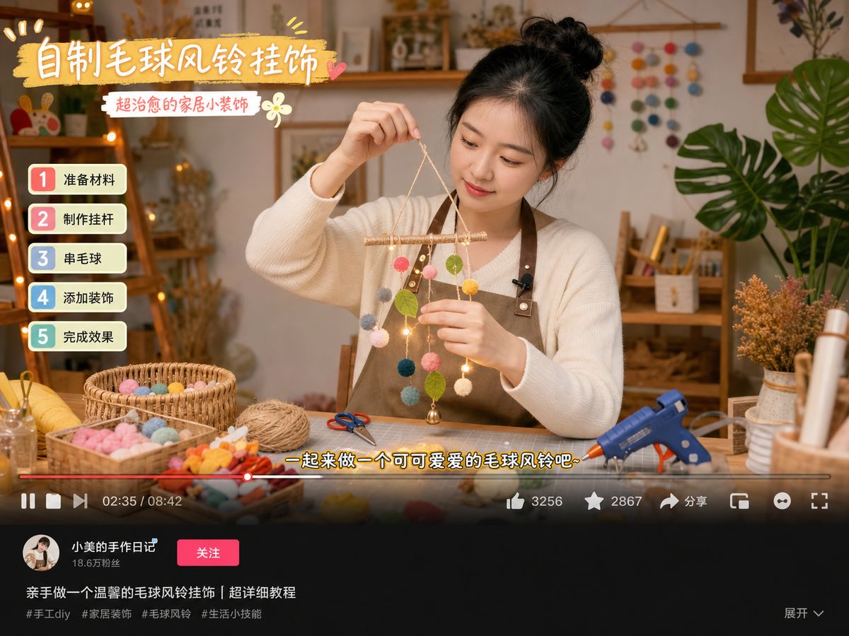 蜜桃DIY手工传媒教程
